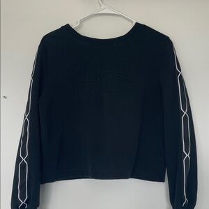 Hunter Black Long Sleeve Women's Crewneck
